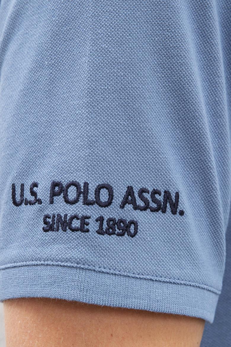 Erkek İndigo Basic Tişört - 50218822050