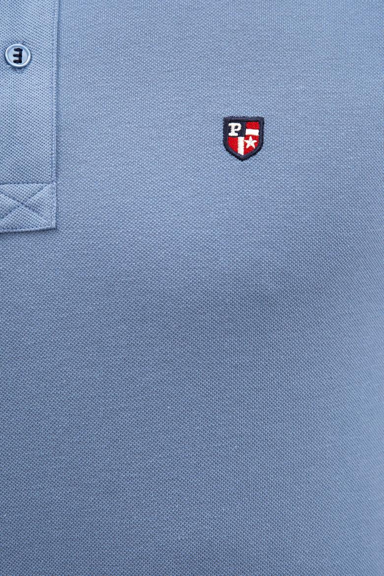 Erkek İndigo Basic Tişört - 50218822050