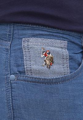 Erkek Mavi Jean Şort - 50219099003