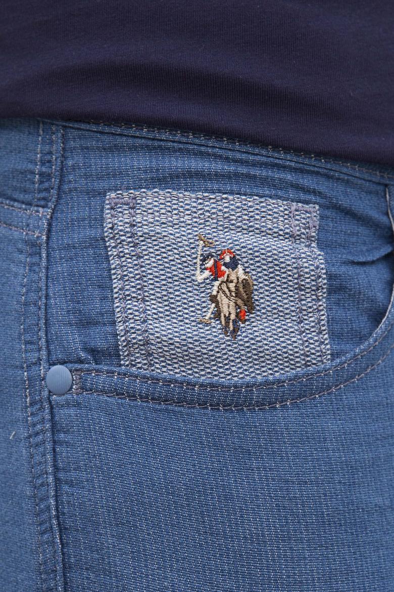 Erkek Mavi Jean Şort - 50219099003