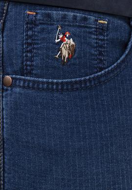 Erkek Mavi Denim Bermuda - 50219105011