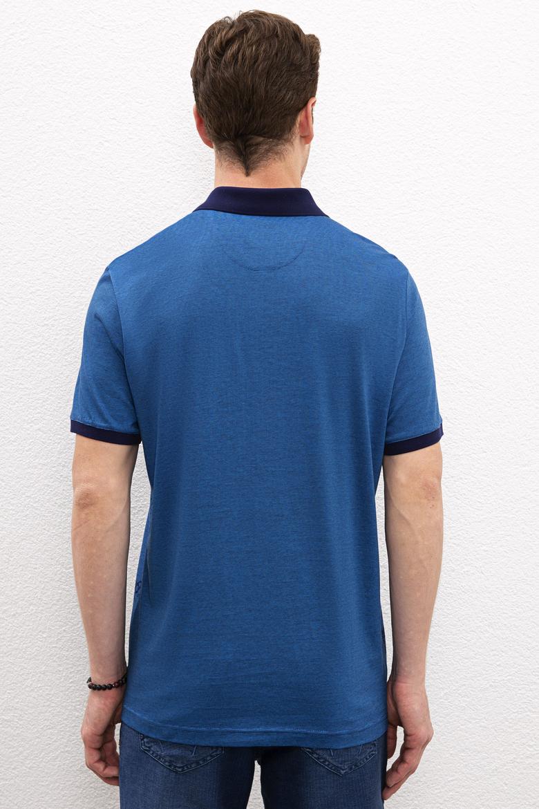 Erkek Kobalt Polo Yaka T-Shirt - 50219233041