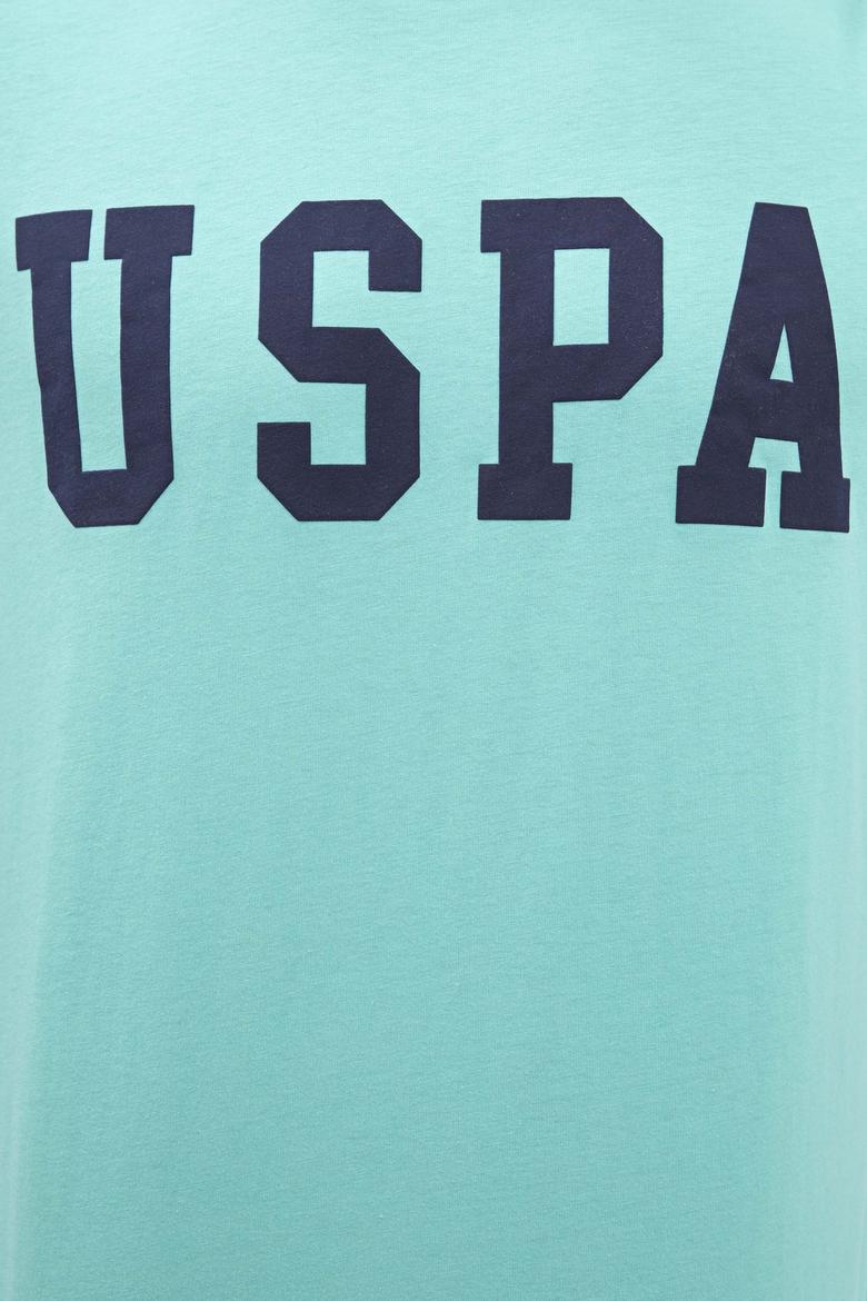 Erkek Mint Bisiklet Yaka Basic Tişört - 50216452008