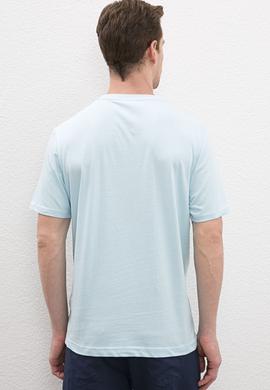 Erkek Aqua Basic Bisiklet Yaka Tişört - 50216452111