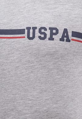 Erkek Gri Melanj Bisiklet Yaka T-Shirt - 50217772013