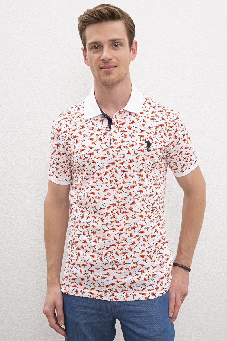 Erkek Beyaz Polo Yaka Tişört