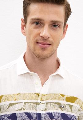 Erkek Yeşil Gömlek Uzunkol - 50218690002