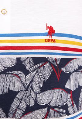 Erkek Beyaz Polo Yaka Tişört - 50218876016