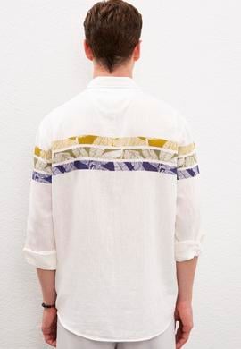 Erkek Yeşil Gömlek Uzunkol - 50218690002