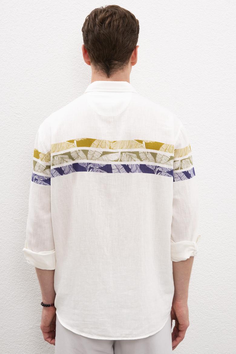 Erkek Yeşil Gömlek Uzunkol - 50218690002