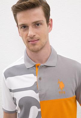 Erkek Gri Polo Yaka T-Shirt - 50219176024