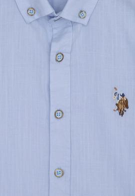 Erkek Çocuk Açık Mavi Gömlek Kısakol - 50219401036