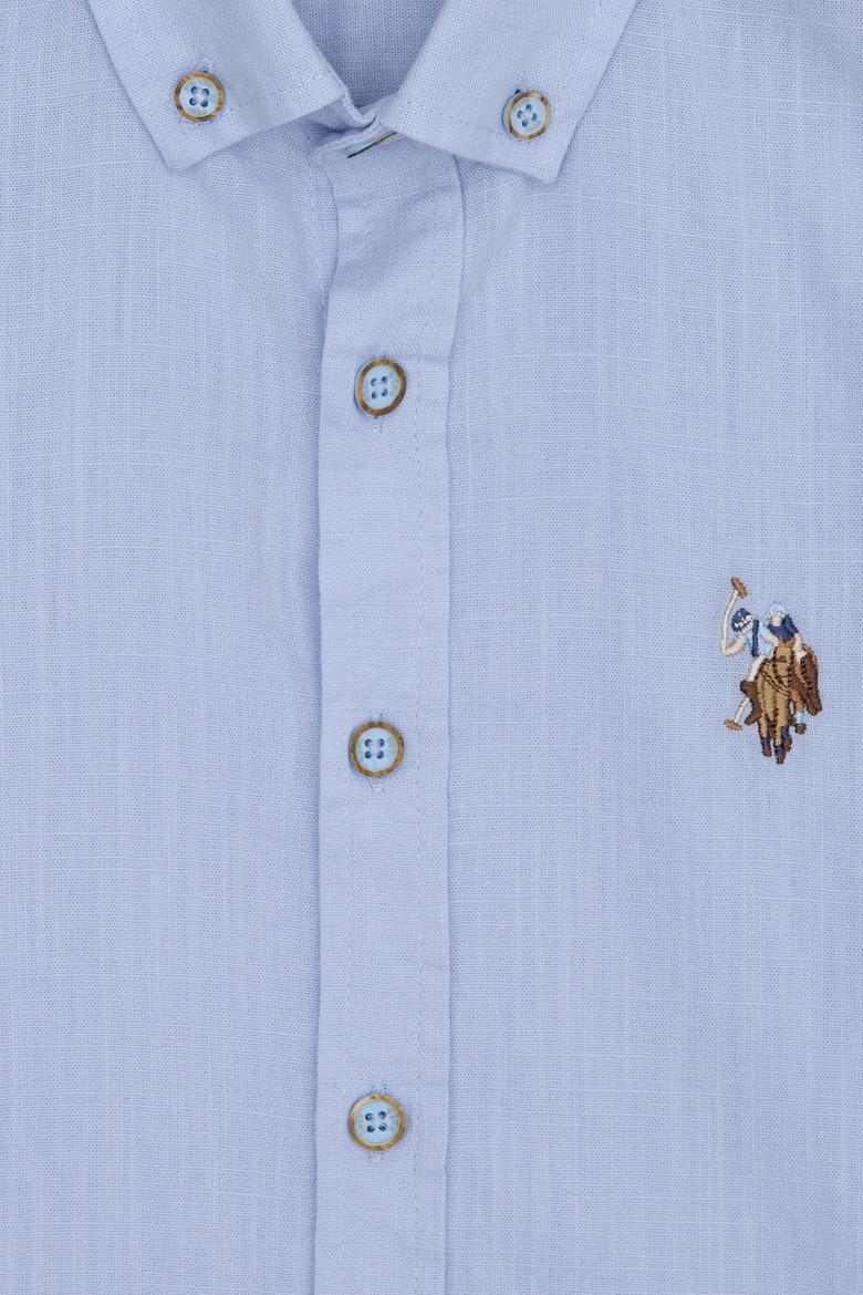 Erkek Çocuk Açık Mavi Gömlek Kısakol - 50219401036