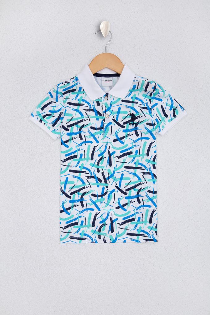 Erkek Çocuk Yeşil Polo Yaka Tişört