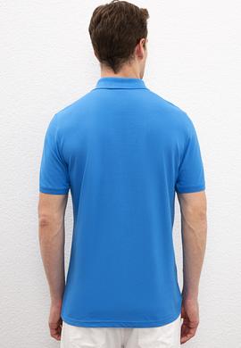 Erkek Kobalt Basic Polo Yaka Tişört - 50217612220