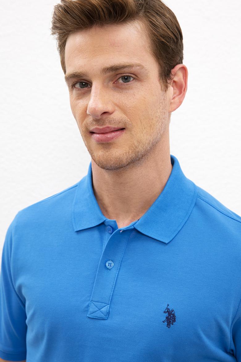 Erkek Kobalt Basic Polo Yaka Tişört - 50217612220
