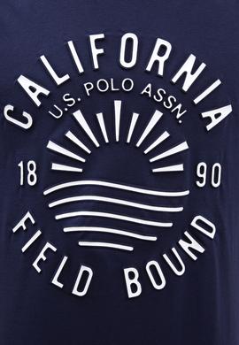 Erkek Lacivert Bisiklet Yaka T-Shirt - 50219173001