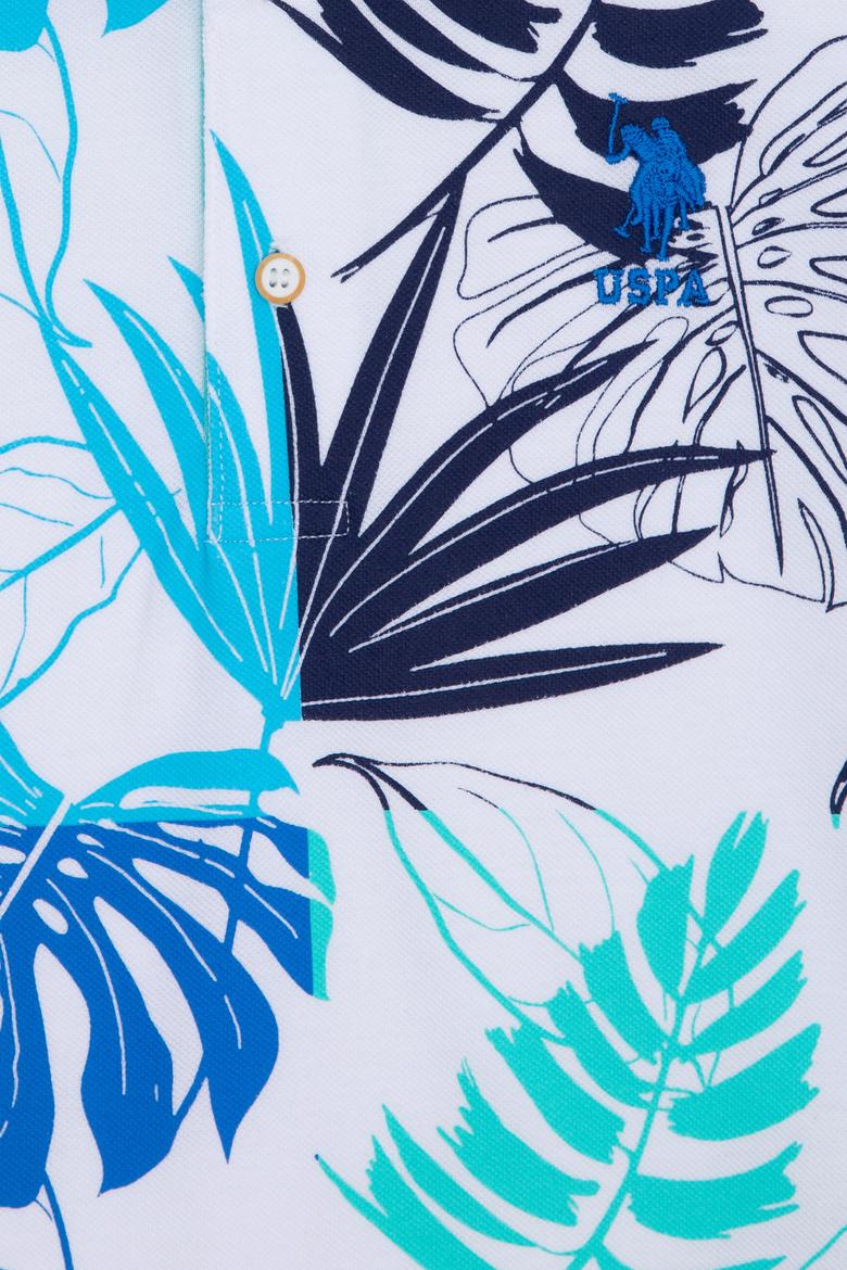 Erkek Çocuk Beyaz Polo Yaka Tişört - 50220326027