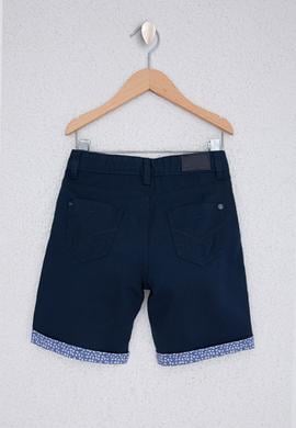 Erkek Çocuk İndigo Dokuma Şort - 50218391034