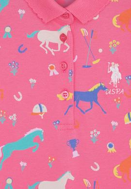 Kız Çocuk Pembe Örme Elbise - 50218964038