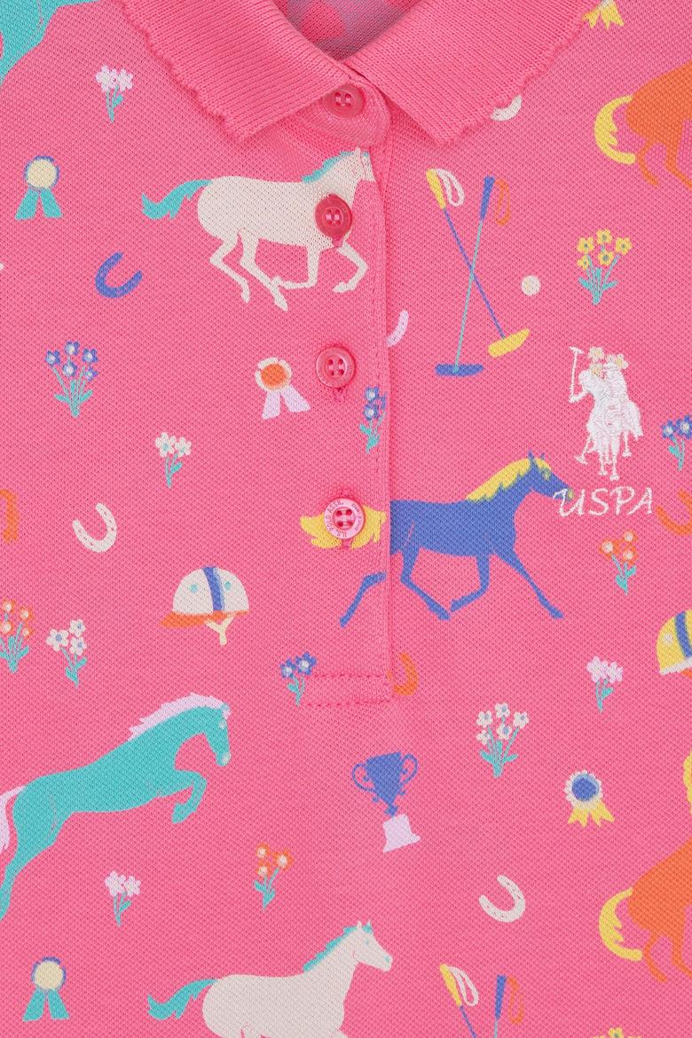 Kız Çocuk Pembe Örme Elbise - 50218964038