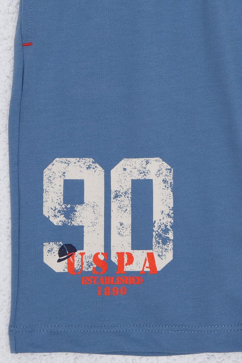 Çocuk Mavi Örme Şort - 50220282017