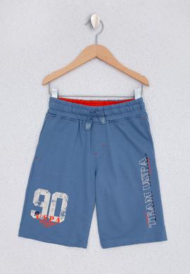 Çocuk Mavi Örme Şort - 50220282017