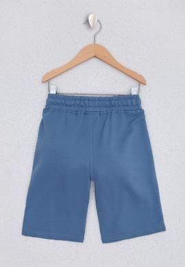 Çocuk Mavi Örme Şort - 50220282017