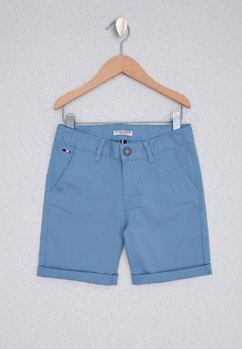 Erkek Çocuk Açık İndigo Dokuma Şort - 50218392029