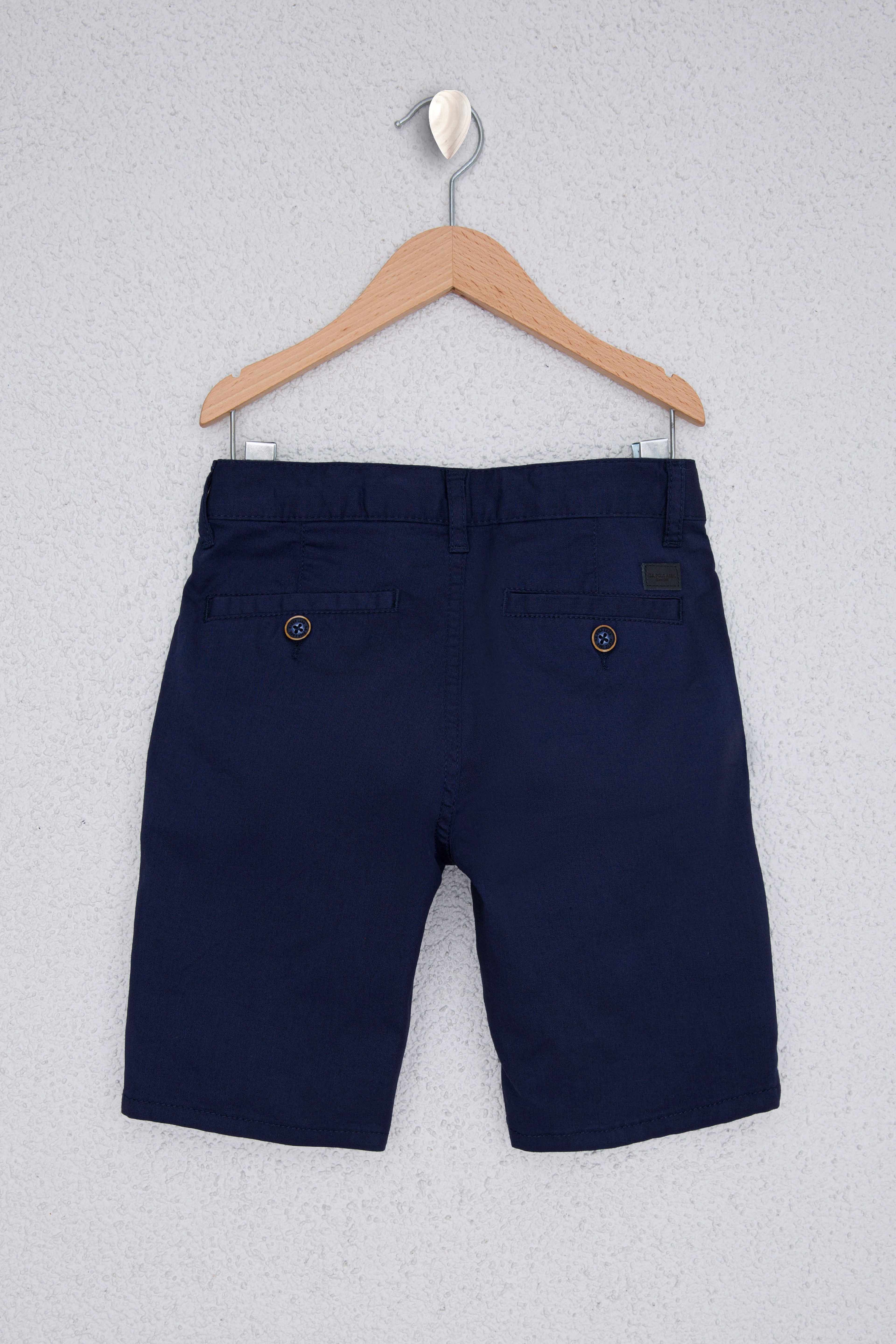 Erkek Çocuk Lacivert Dokuma Bermuda Capri - Image 2