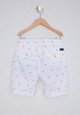 Erkek Çocuk Beyaz Dokuma Şort - 50218607042
