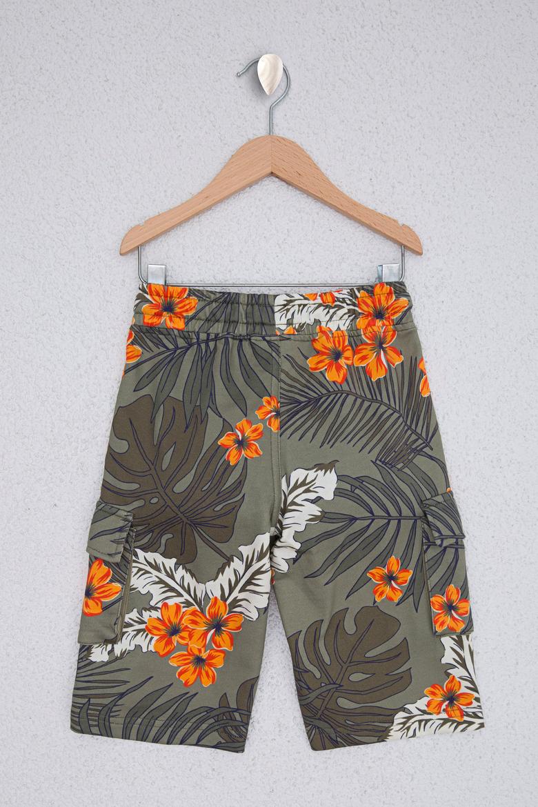Çocuk Haki Örme Şort - 50219123121