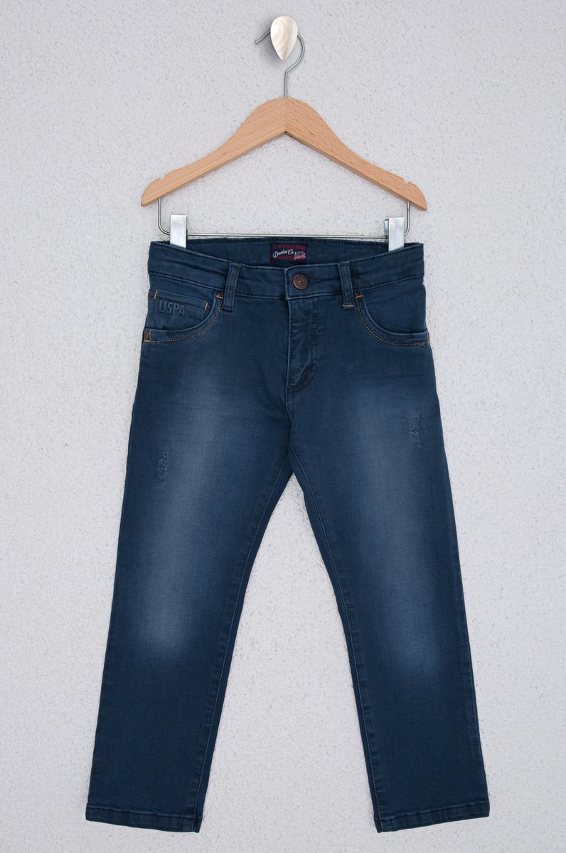 Erkek Çocuk Mavi Denim Pantolon