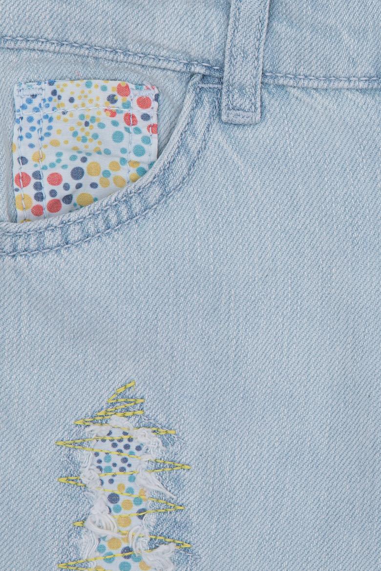 Kız Çocuk Mavi Jean Pantolon - 50222898009