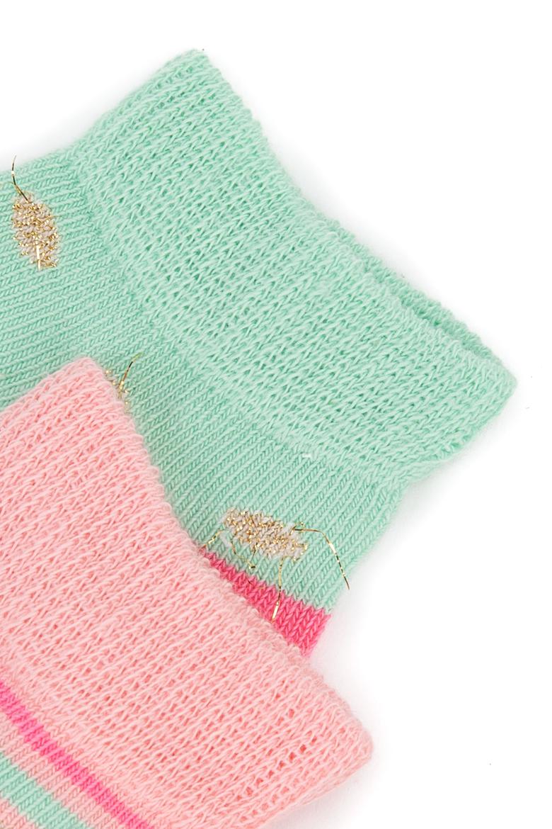 2'li Paket Kız Çocuk Patik Çorap - 50222552005