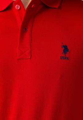 Erkek Kırmızı Basic Polo Yaka Tişört - 50199819242