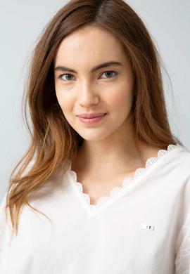 Kadın Beyaz Gömlek Uzunkol - 50200927002