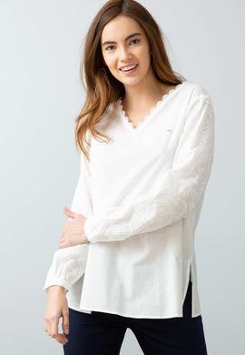 Kadın Beyaz Gömlek Uzunkol - 50200927002