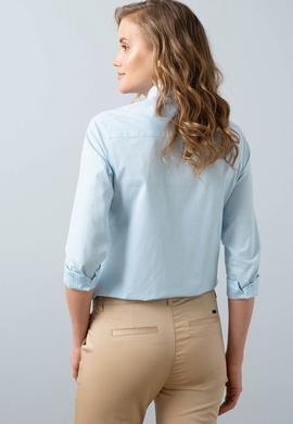 Kadın Mavi Gömlek Uzunkol - 50201773004