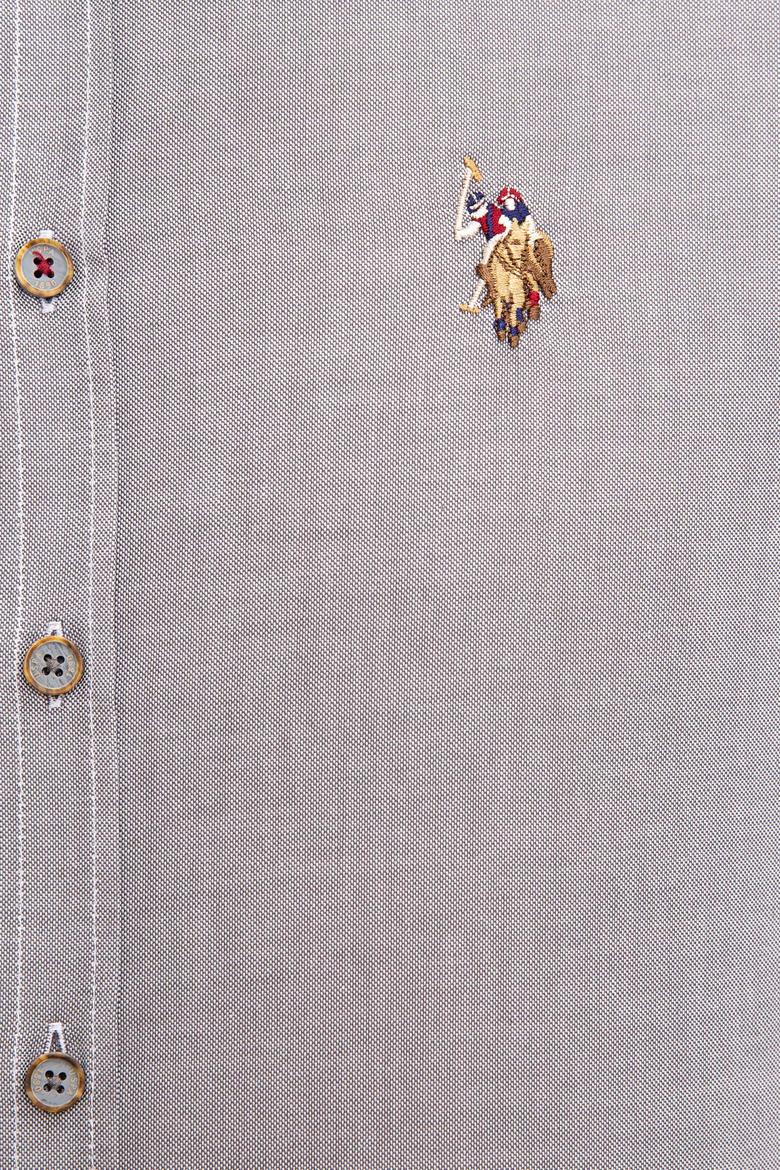 Erkek Gri Gömlek Uzunkol Basic - 50205811135