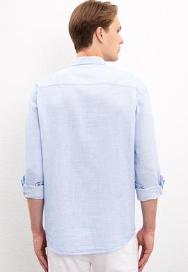 Erkek Mavi Gömlek Uzunkol - 50218624003
