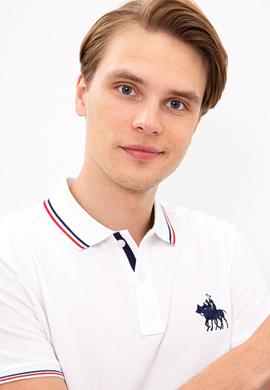 Erkek Beyaz Polo Yaka T-Shirt - 50225241005