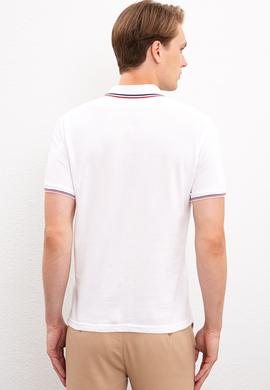 Erkek Beyaz Polo Yaka T-Shirt - 50225241005