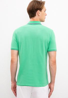 Erkek Elma Yeşili Polo Yaka T-Shirt - 50225241015