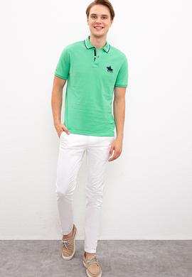 Erkek Elma Yeşili Polo Yaka T-Shirt - 50225241015