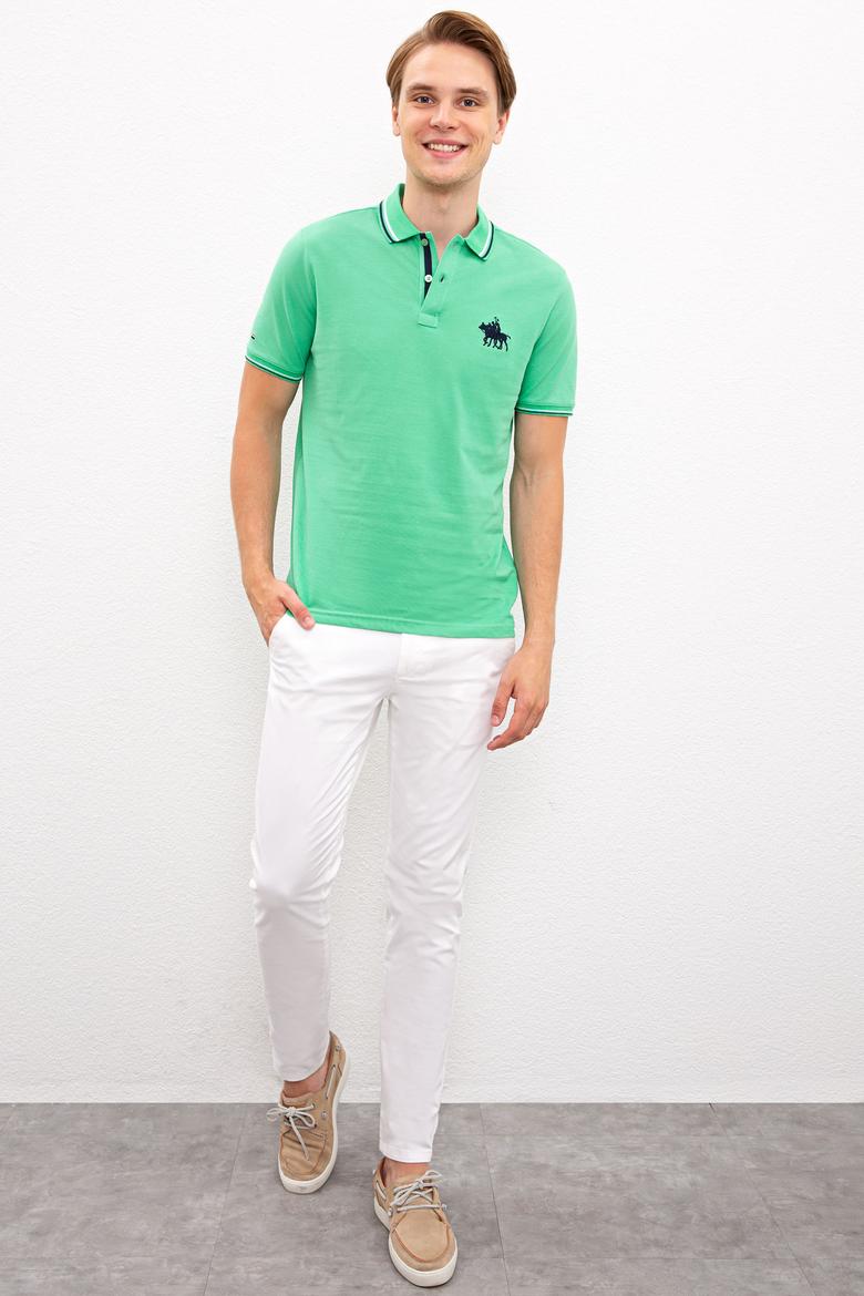 Erkek Elma Yeşili Polo Yaka T-Shirt - 50225241015