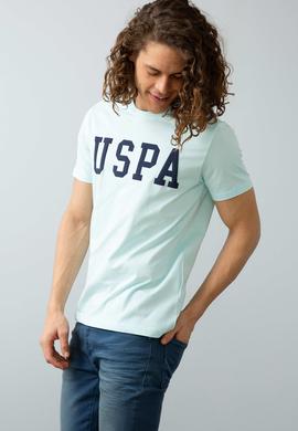 Erkek Nil Yeşili Bisiklet Yaka T-Shirt Basic - 50199830123