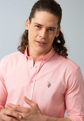 Erkek Pembe Gömlek Uzunkol Basic - 50200062017