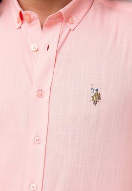 Erkek Pembe Gömlek Uzunkol Basic - 50200062017