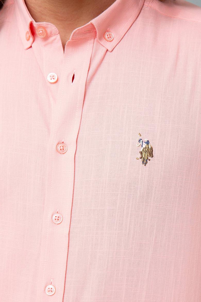 Erkek Pembe Gömlek Uzunkol Basic - 50200062017